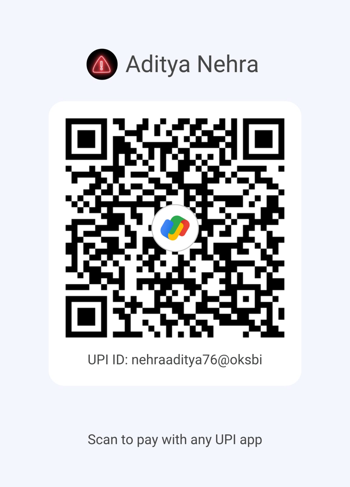 UPI QR code for Baithak Cafe